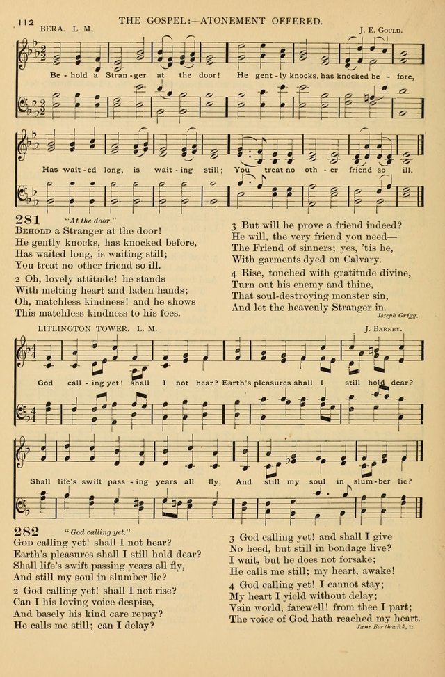 Laudes Domini: a selection of spiritual songs ancient & modern (Abr. ed.) page 112