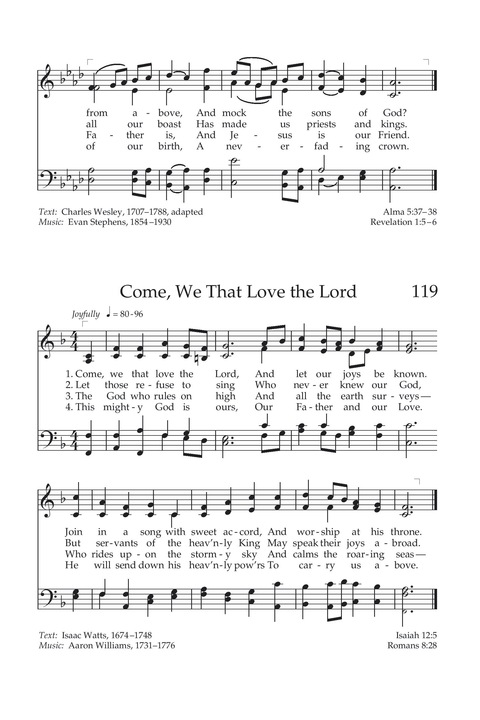 Hymns of the Church of Jesus Christ of Latter-day Saints page 127