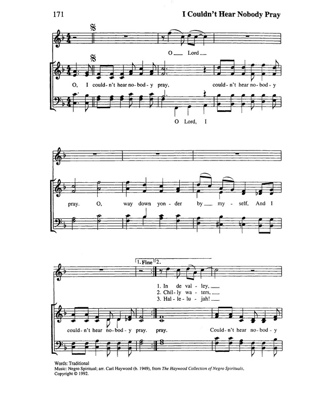 Lift Every Voice and Sing II: an African American hymnal page 215