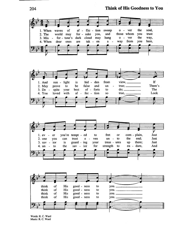 Lift Every Voice and Sing II: an African American hymnal page 257