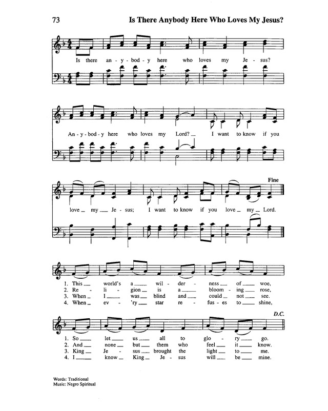 Lift Every Voice and Sing II: an African American hymnal page 93