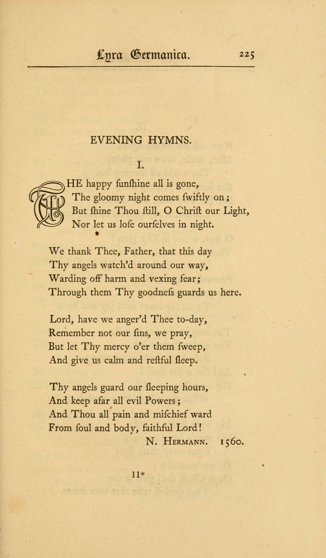 Lyra Germanica: hymns for the Sundays and chief festivals of the Christian year page 225