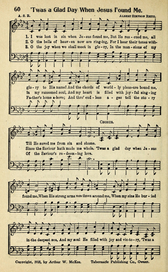 Living Gospel Songs and Choruses page 60