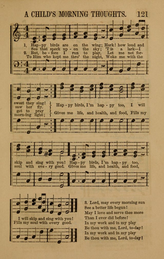Linden Harp: a rare collection of popular melodies adapted to sacred and moral songs, original and selected. Illustrated. Also a manual of... page 121
