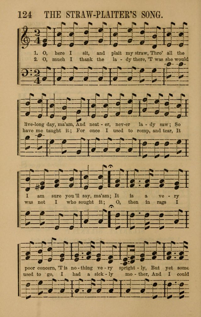 Linden Harp: a rare collection of popular melodies adapted to sacred and moral songs, original and selected. Illustrated. Also a manual of... page 124