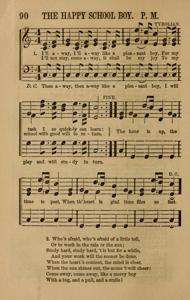 Linden Harp: a rare collection of popular melodies adapted to sacred and moral songs, original and selected. Illustrated. Also a manual of... page 90