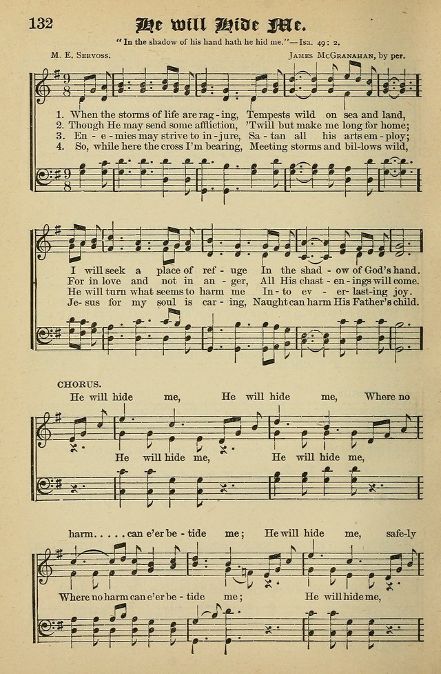 Living Hymns: for use in the Sabbath School, Christian Endeavor Meetings, the church & home page 132
