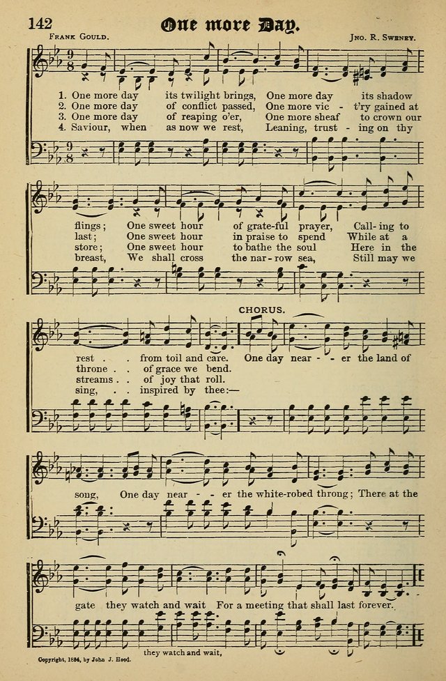 Living Hymns: for use in the Sabbath School, Christian Endeavor Meetings, the church & home page 142