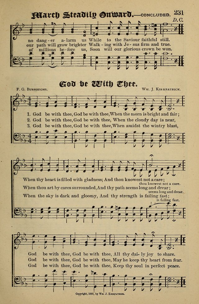 Living Hymns: for use in the Sabbath School, Christian Endeavor Meetings, the church & home page 231