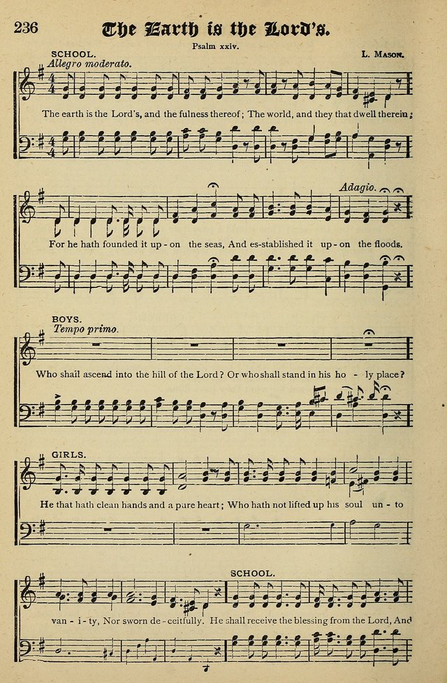 Living Hymns: for use in the Sabbath School, Christian Endeavor Meetings, the church & home page 236