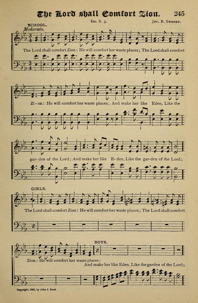 Living Hymns: for use in the Sabbath School, Christian Endeavor Meetings, the church & home page 245