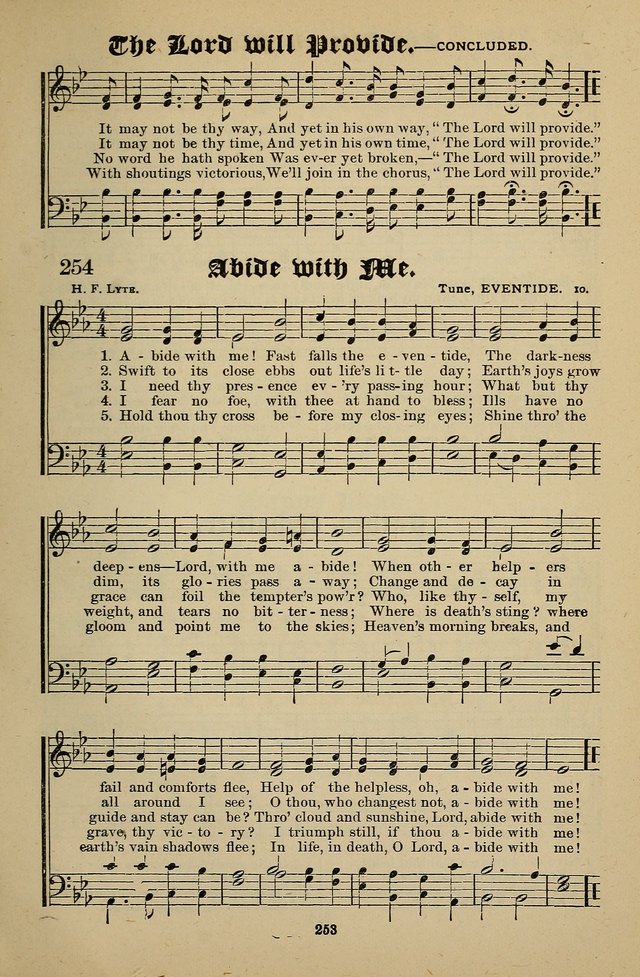 Living Hymns: for use in the Sabbath School, Christian Endeavor Meetings, the church & home page 253