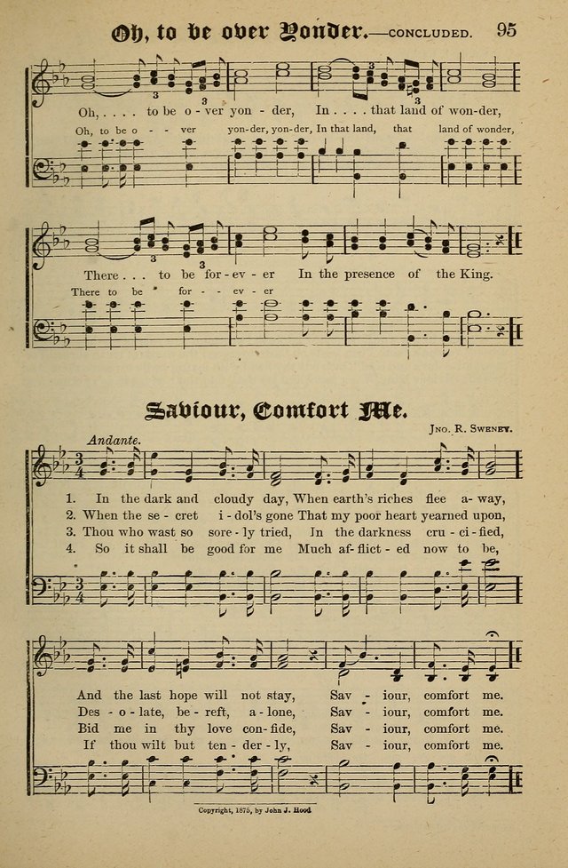 Living Hymns: for use in the Sabbath School, Christian Endeavor Meetings, the church & home page 95