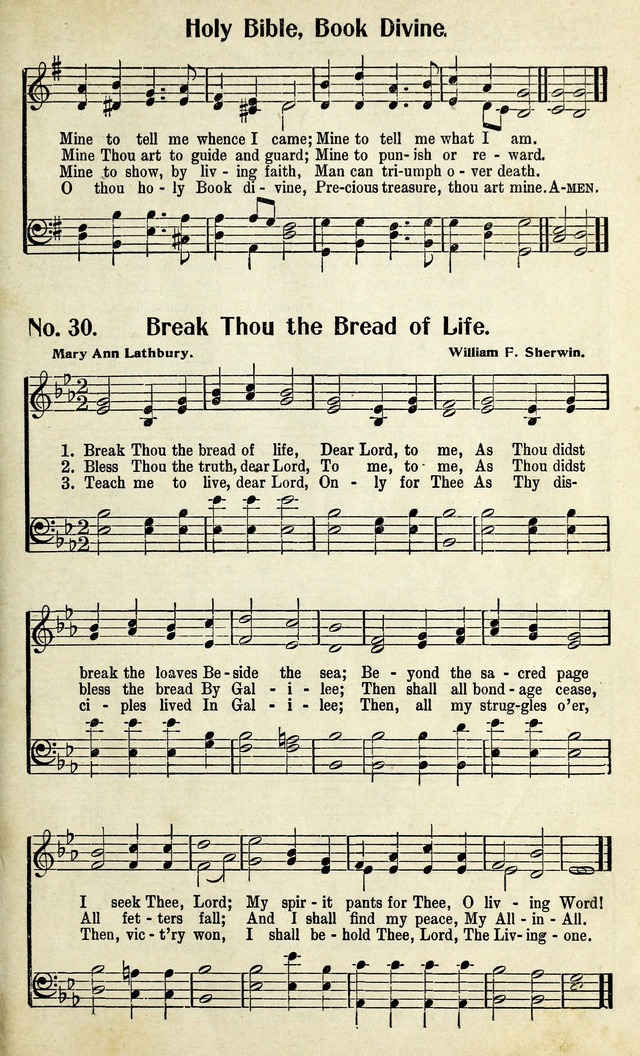 Living Hymns: the small hymnal: a book of worship and praise for the developing life page 29