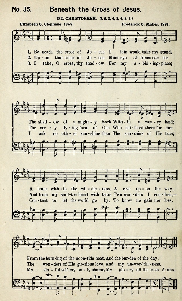 Living Hymns: the small hymnal: a book of worship and praise for the developing life page 34