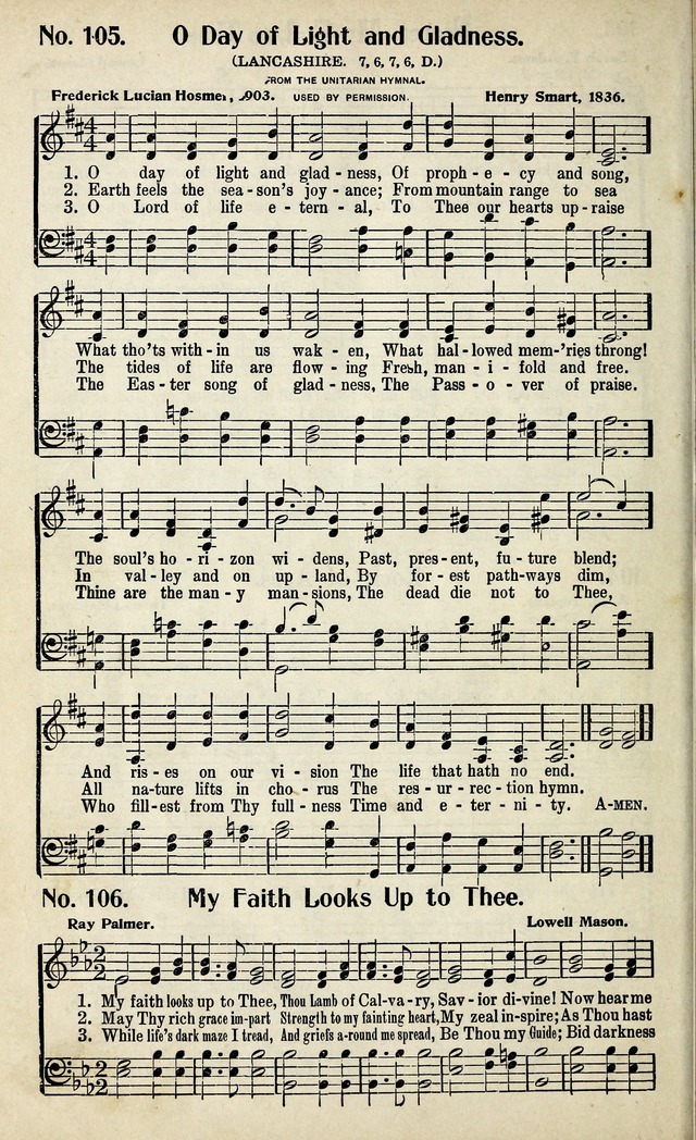 Living Hymns: the small hymnal: a book of worship and praise for the developing life page 96