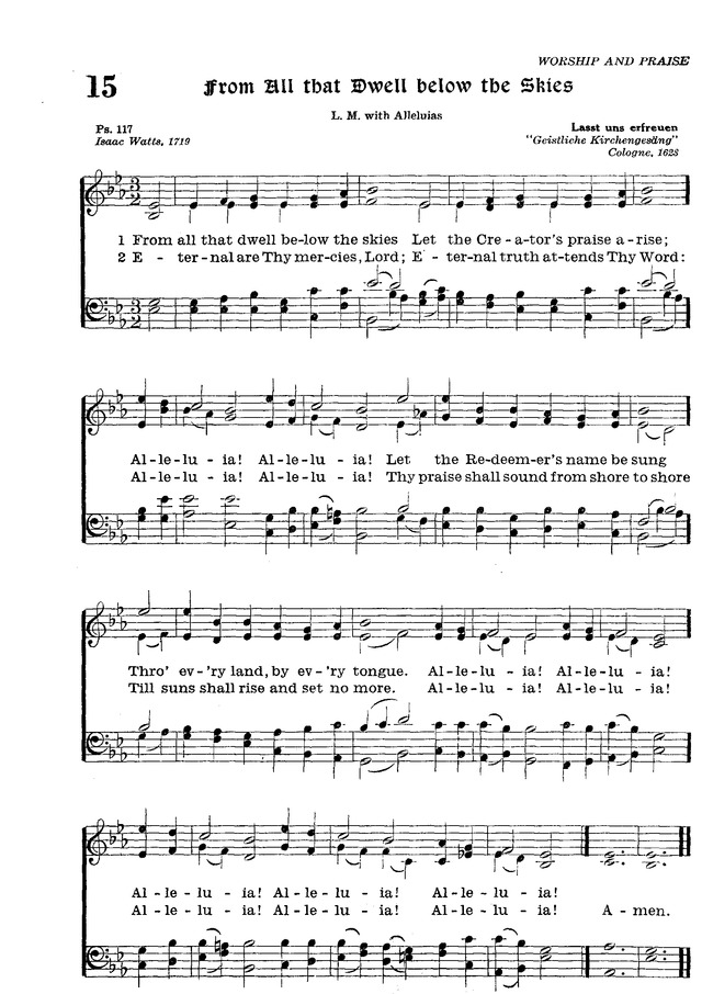 The Lutheran Hymnal page 186