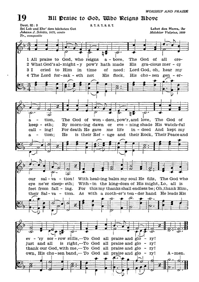 The Lutheran Hymnal page 190