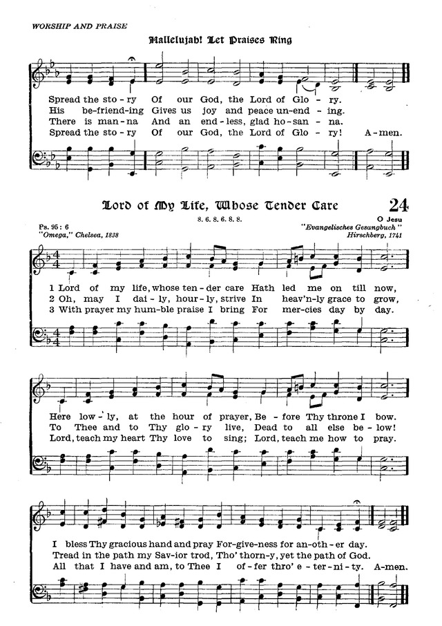 The Lutheran Hymnal page 195