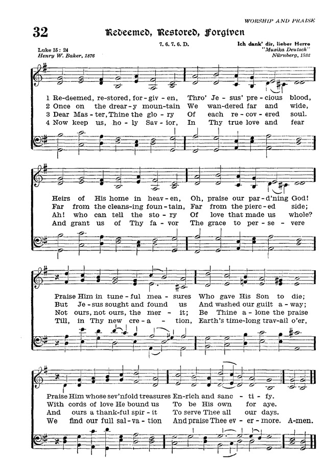 The Lutheran Hymnal page 204