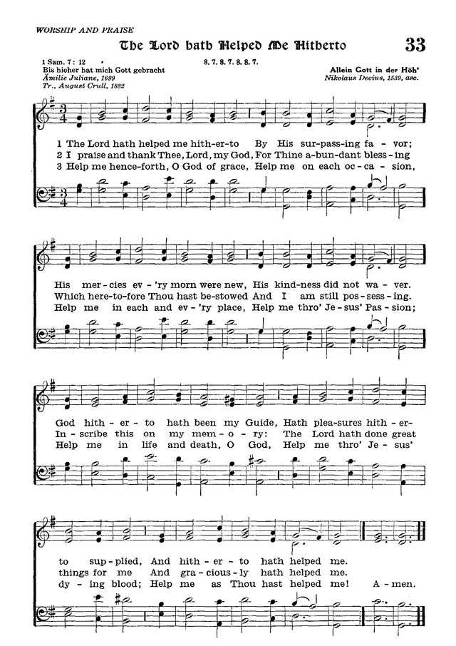 The Lutheran Hymnal page 205