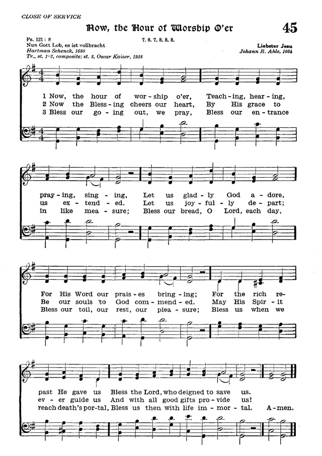The Lutheran Hymnal page 217
