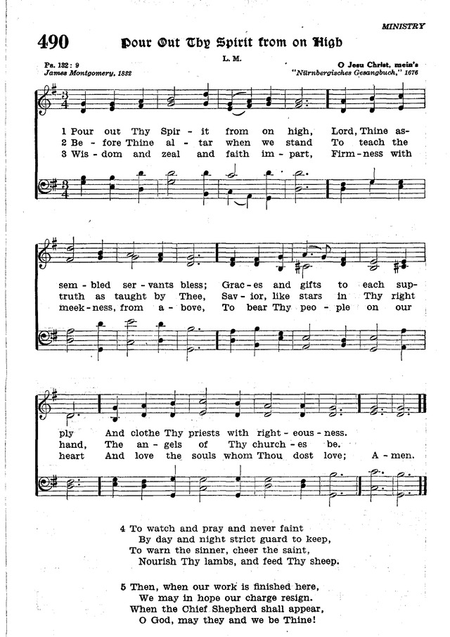 The Lutheran Hymnal page 664