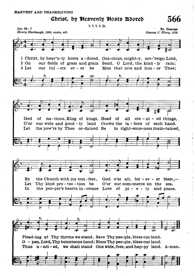 The Lutheran Hymnal page 737