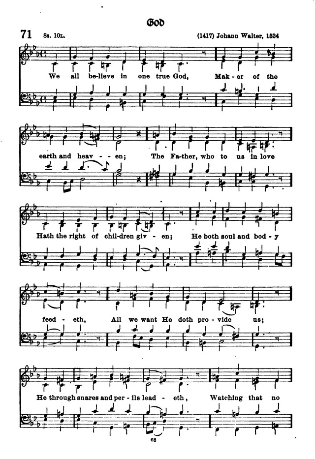 The Lutheran Hymnary page 167