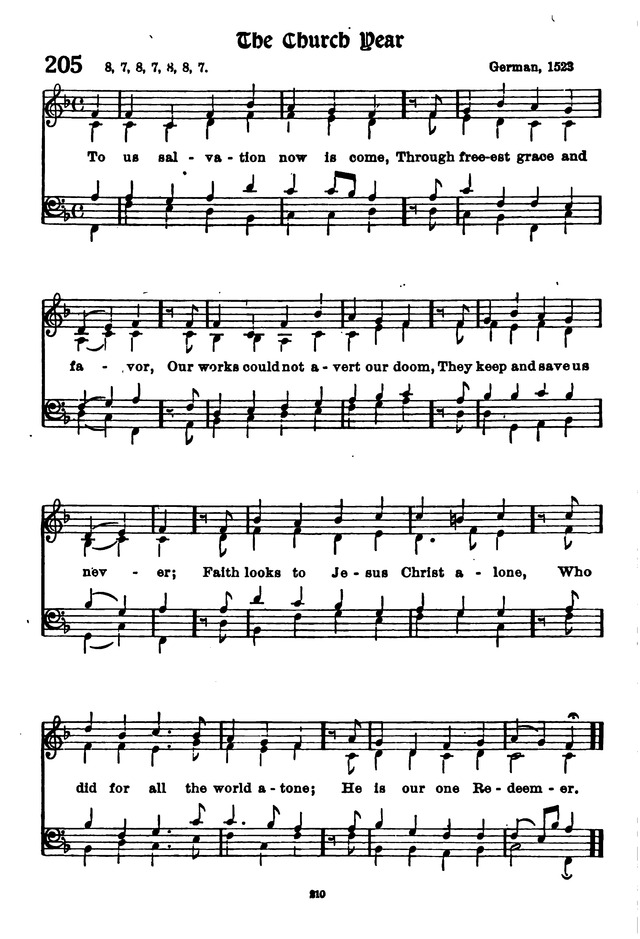 The Lutheran Hymnary page 309