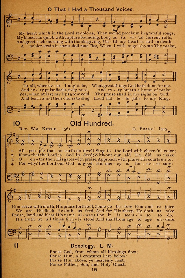 Lutheran Hymnal for the Sunday School page 15