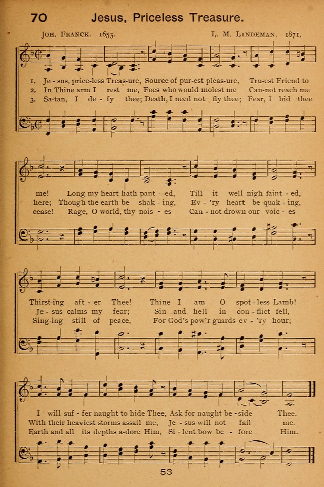 Lutheran Hymnal for the Sunday School page 53