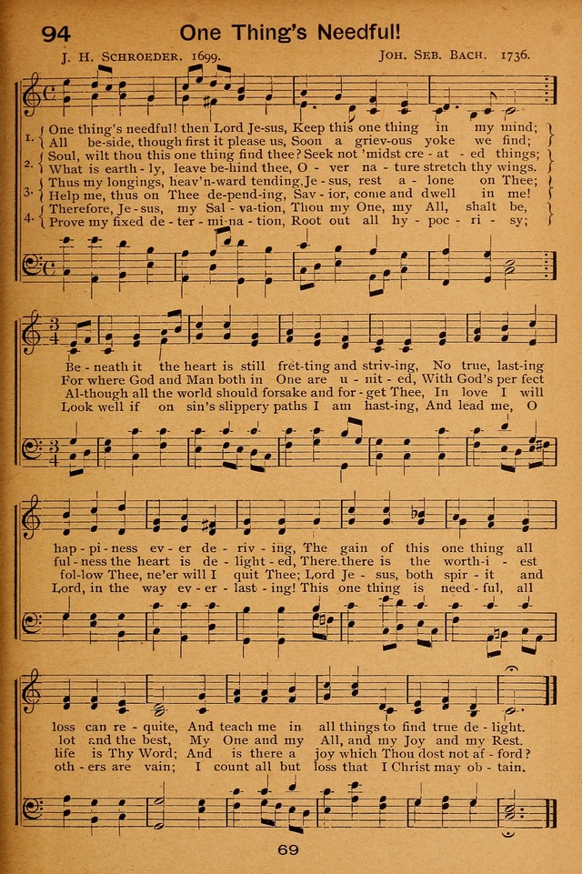 Lutheran Hymnal for the Sunday School page 69