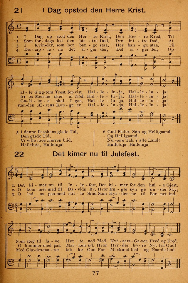 Lutheran Hymnal for the Sunday School page 77