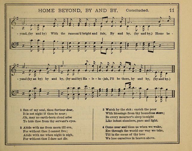 Light and Life: a collection of new hymns and tunes for sunday schools, prayer meetings, praise meetings and revival meetings page 11
