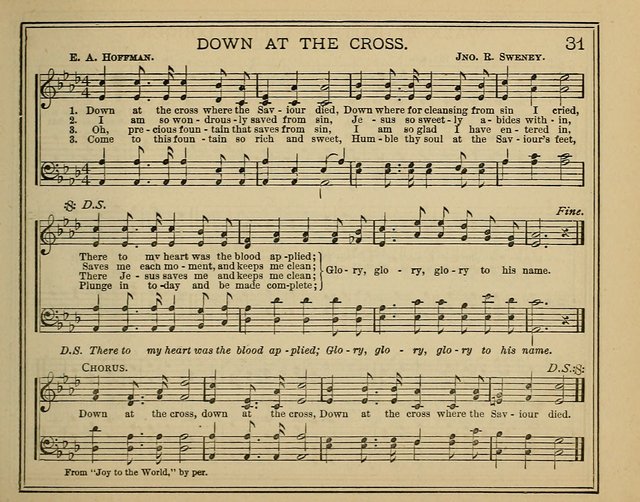 Light and Life: a collection of new hymns and tunes for sunday schools, prayer meetings, praise meetings and revival meetings page 31