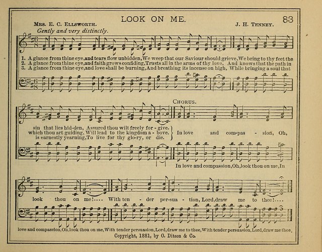 Light and Life: a collection of new hymns and tunes for sunday schools, prayer meetings, praise meetings and revival meetings page 83