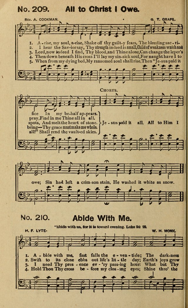 Light and Life Songs: adapted especially to sunday schools, prayer meetings and other social services page 204