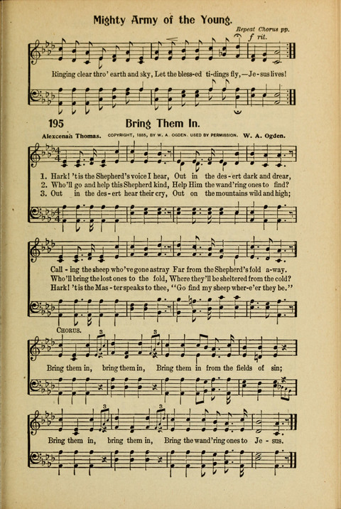 Light and Life Songs No. 2 page 179