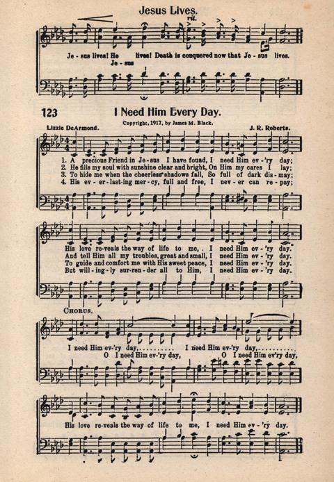 Light and Life Songs No. 3 page 123