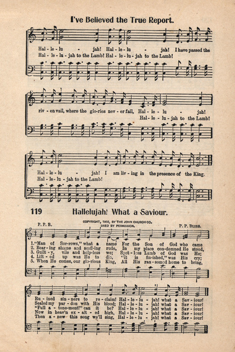 Light and Life Songs No. 4 page 119