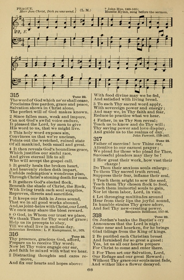 The Liturgy and the Offices of Worship and Hymns of the American Province of the Unitas Fratrum, or the Moravian Church page 252