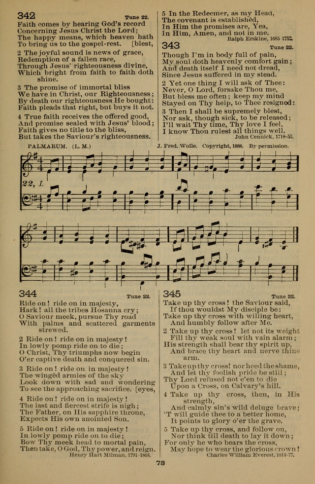 The Liturgy and the Offices of Worship and Hymns of the American Province of the Unitas Fratrum, or the Moravian Church page 257