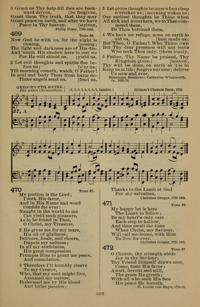 The Liturgy and the Offices of Worship and Hymns of the American Province of the Unitas Fratrum, or the Moravian Church page 289