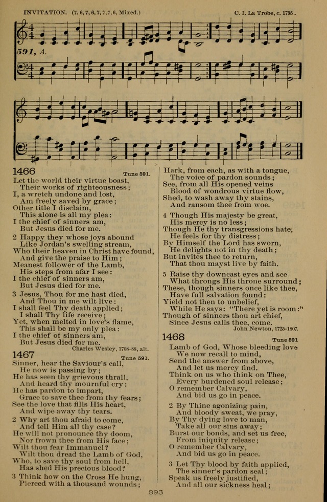 The Liturgy and the Offices of Worship and Hymns of the American Province of the Unitas Fratrum, or the Moravian Church page 579
