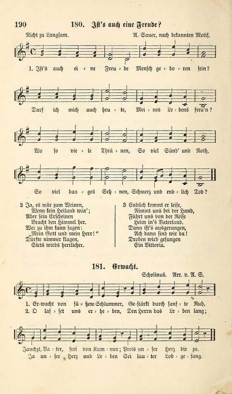 Liederlust und Psalter page 190