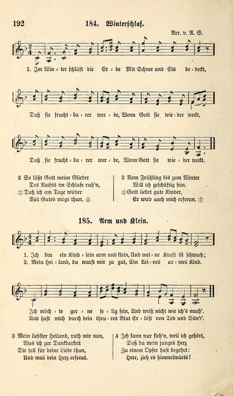 Liederlust und Psalter page 192
