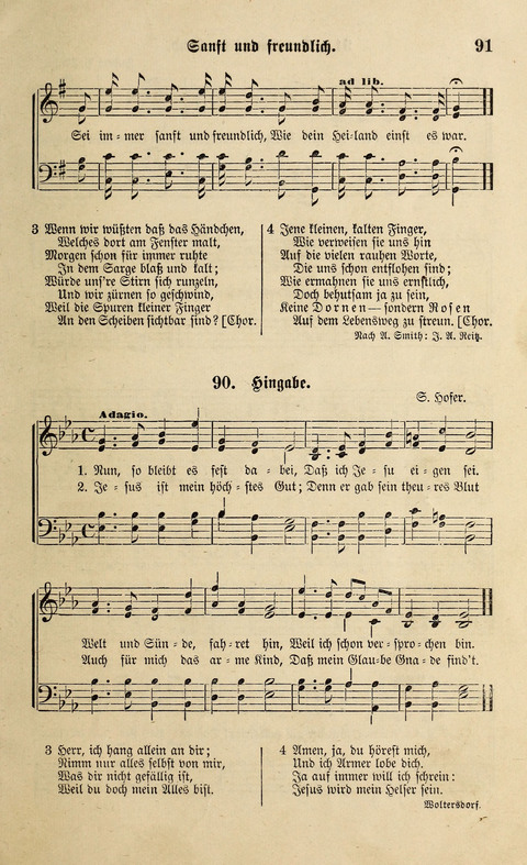 Liederlust und Psalter page 91