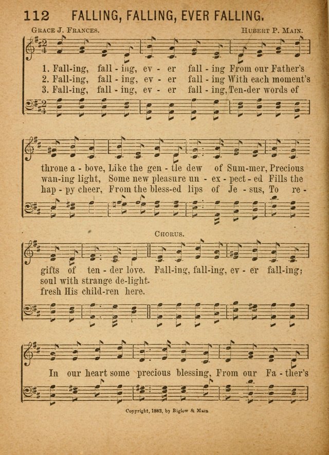 Little Pilgrim Songs: for primary classes and singing in the home: a new collection of sacred and secular songs, (including motion songs) together with a number of services for anniversary occasions page 107