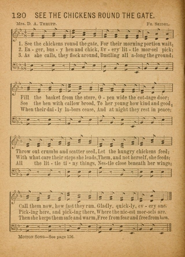 Little Pilgrim Songs: for primary classes and singing in the home: a new collection of sacred and secular songs, (including motion songs) together with a number of services for anniversary occasions page 115